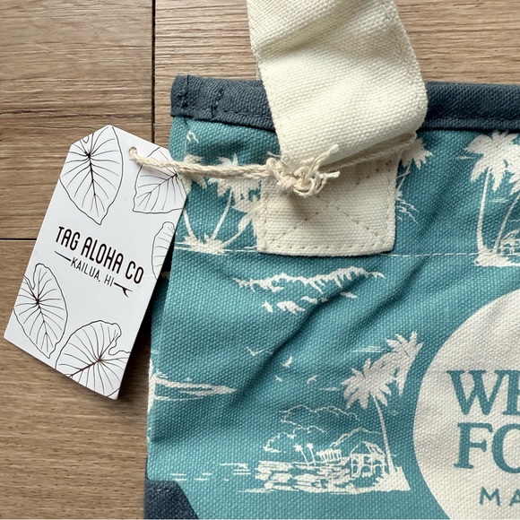 Whole Foods Hawaii x Tag Aloha Co. Mini Tote Bag Hawaii Life - Picture 2 of 12